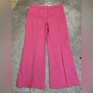 Derek Lam Vibrant Pink Wide Leg Pants